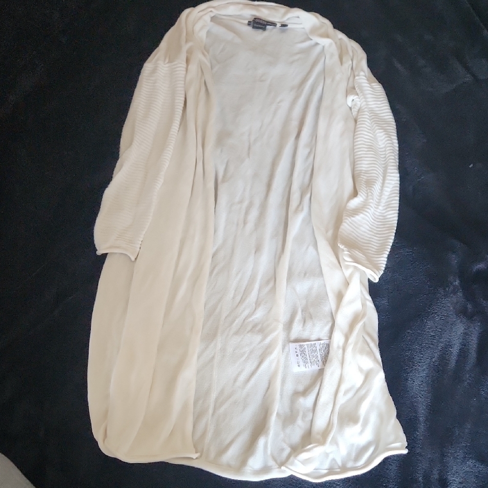 Guess Ivory Open Front Cardigan